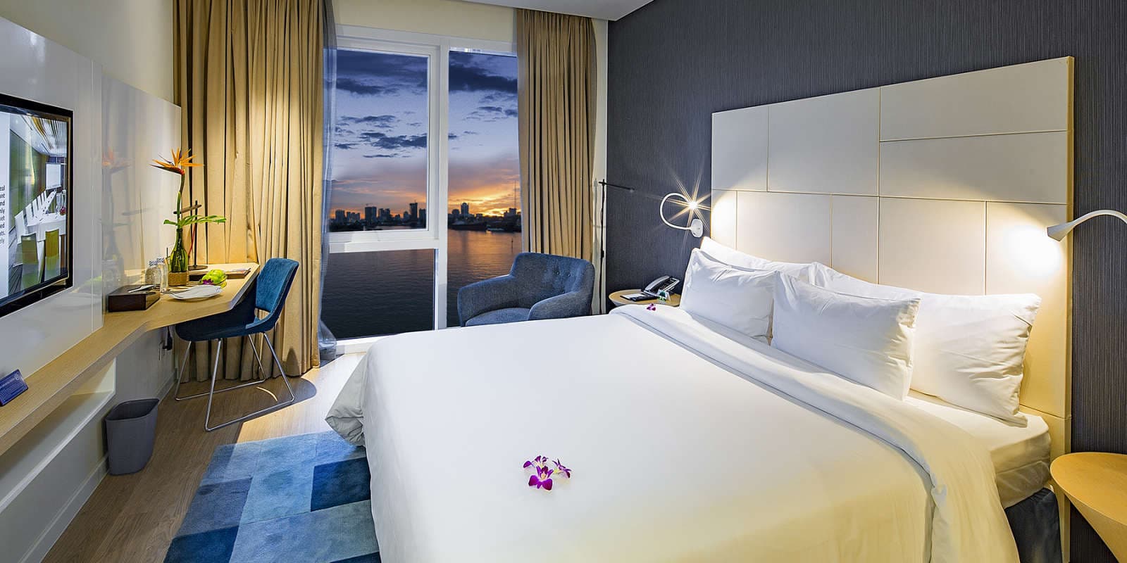 comfortable modern rooms